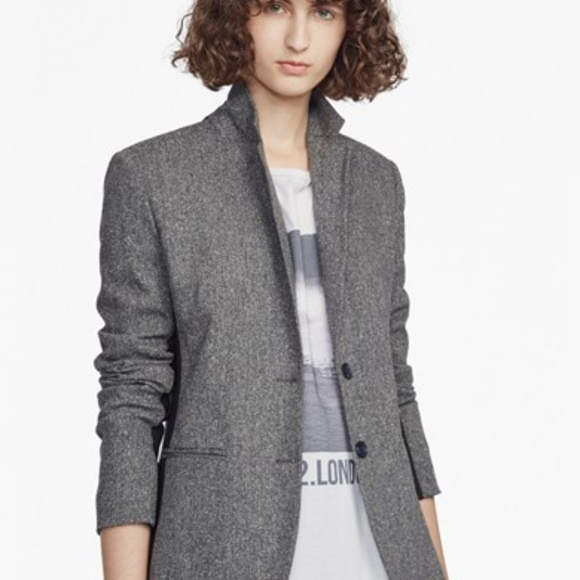 French Connection Classic Tweed Blazer - Picture 1 of 5
